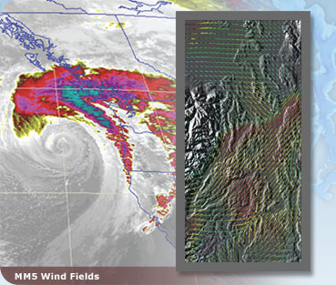 Climate and Weather - MM5 Wind Surface Fields