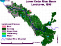 Changes in River - Land Uses and Management:  Implications for Salmonid Habitat Restoration in the Cedar River, Washington
