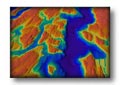 Chroma Depth image of Puget Sound