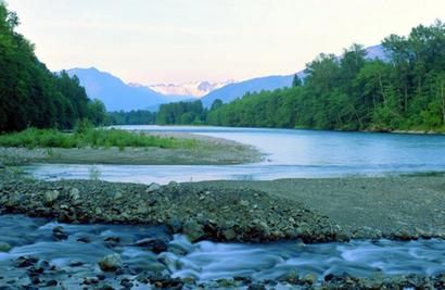 Skagit River Looking East at El Dorado