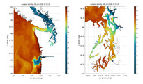 Salish model domain and SSS