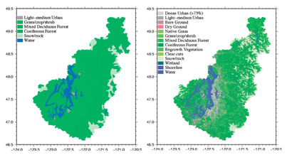 Fig 1 - 1883 and 2002 land cover maps