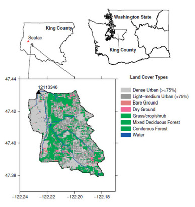 Fig 3 - Springbrook Creek Basin in the Puget Sound